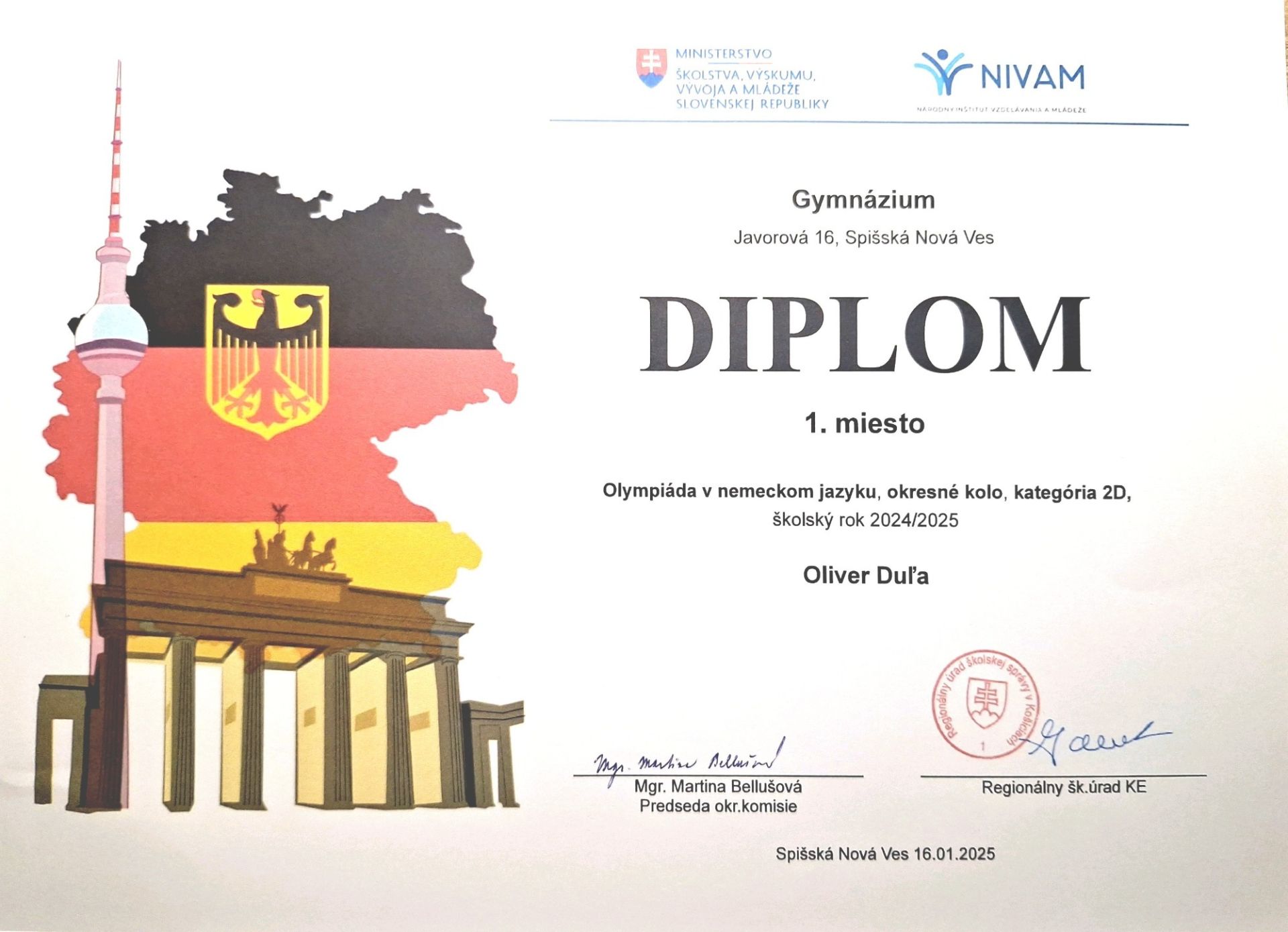 Diplom Nej 1 Ok 2025