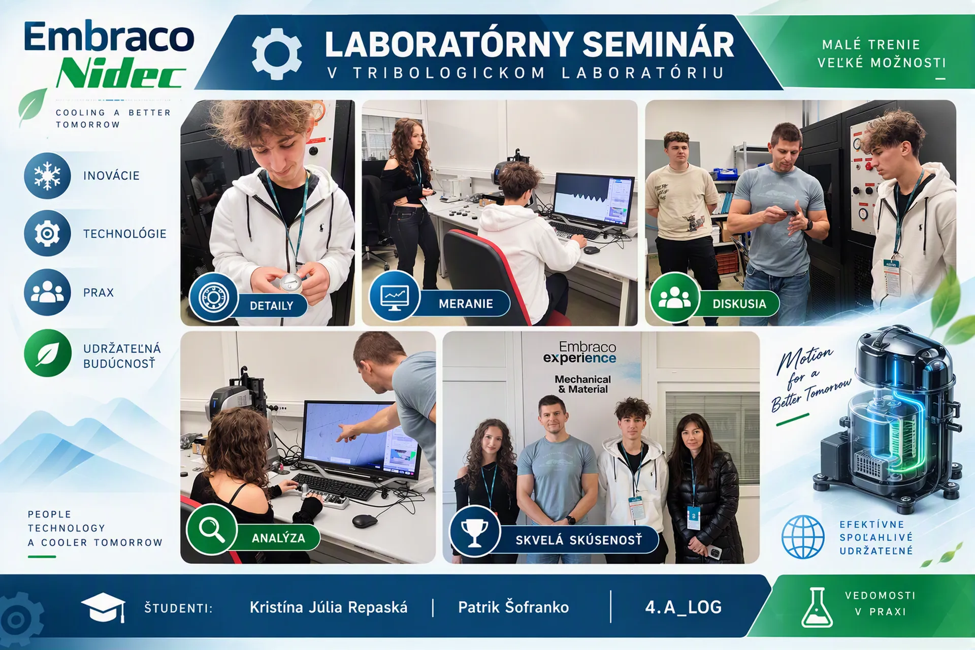 Laboratórny seminár - Tribológia 2026
